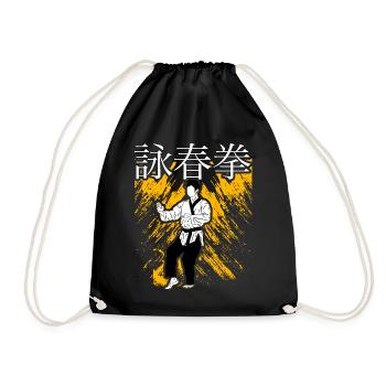 Wing Chun - Sac de sport léger - noir - Devant