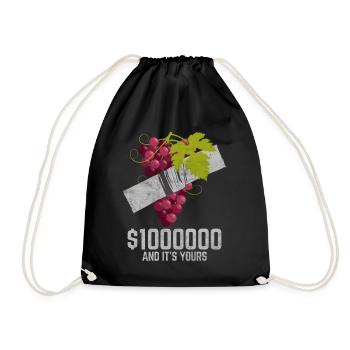 Ruban adhésif Boysenberry Fruit Lover citation drôle - Sac de sport léger - noir - Devant