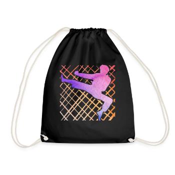 Taekwondo - Drawstring Bag - black - Front