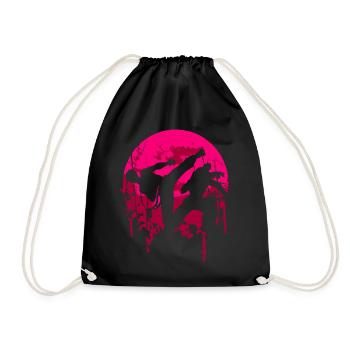 Taekwondo - Drawstring Bag - black - Front