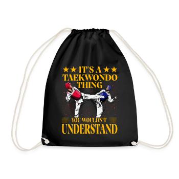 C’est un truc de taekwondo que vous ne comprendriez pas - Sac de sport léger - noir - Devant