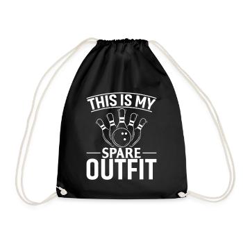 C’est ma tenue de rechange - Sac de sport léger - noir - Devant