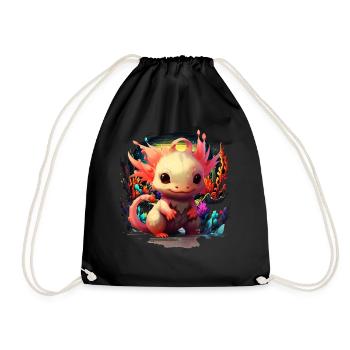 Axolotl - Sac de sport léger - noir - Devant