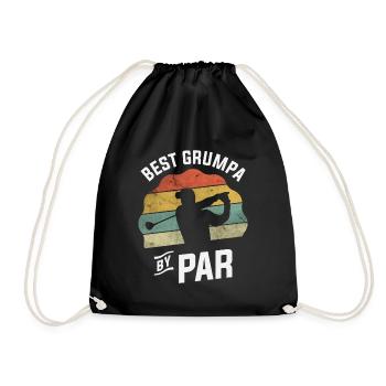 Meilleur Grumpa Par Par Golf Golfeur Golfeur Golfeur De Père - Sac de sport léger - noir - Devant