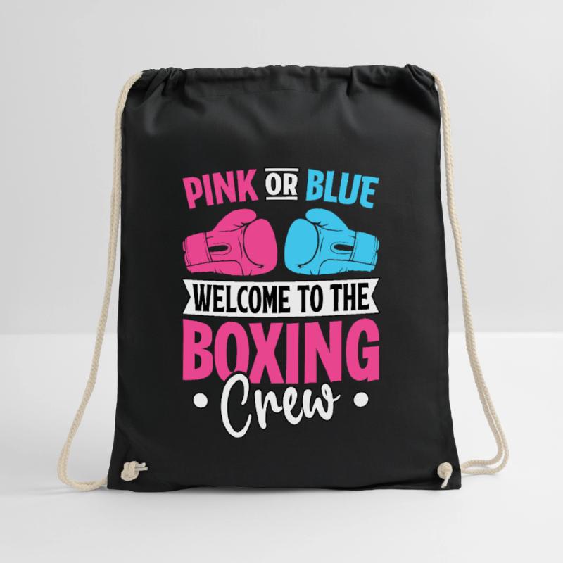Pink oder Blau, willkommen in der Boxcrew Turnbeutel