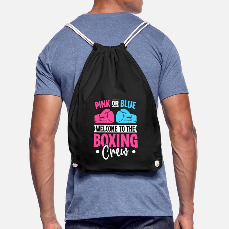 Pink oder Blau, willkommen in der Boxcrew Turnbeutel
