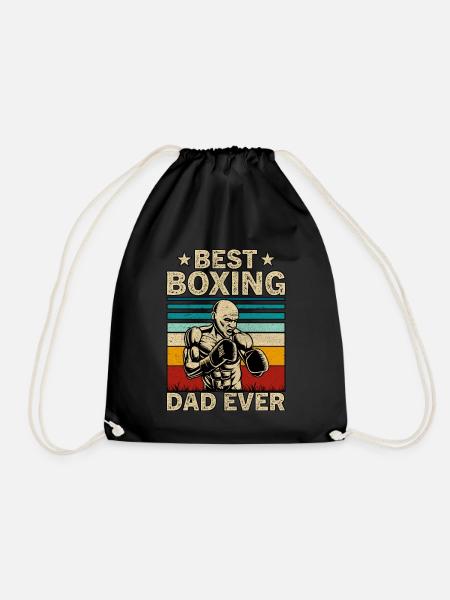Meilleur père boxeur de tous les temps - Sac de sport léger - noir
