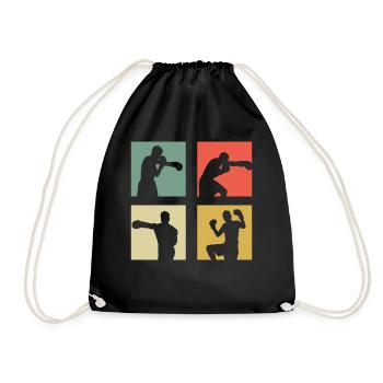 Boxe - Sac de sport léger - noir - Devant