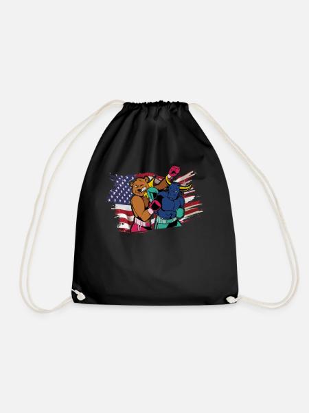 Boxe États-Unis - Sac de sport léger - noir