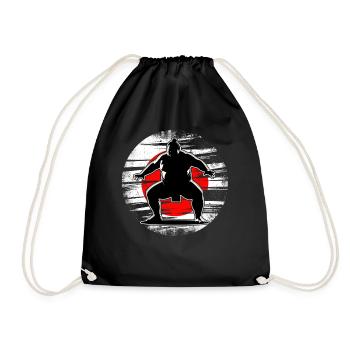 Sumo - Drawstring Bag - black - Front