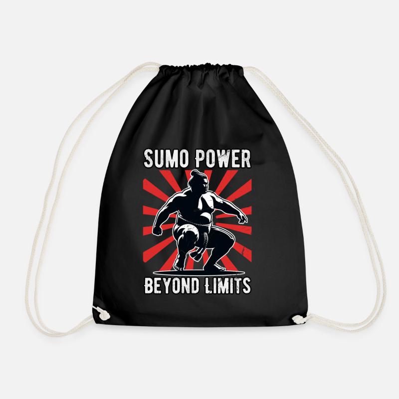Sumo Power Beyond Limits - Drawstring Bag - black