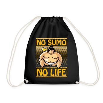 Pas de Sumo, pas de vie - Sac de sport léger - noir - Devant