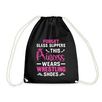 Oubliez les pantoufles de verre que porte cette princesse - Sac de sport léger - noir - Devant