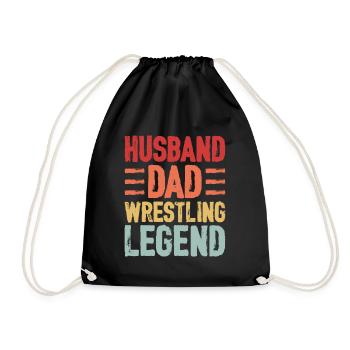 Mari Papa Légende De La Lutte - Sac de sport léger - noir - Devant