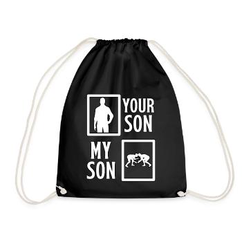 Ton fils mon fils lutte - Sac de sport léger - noir - Devant