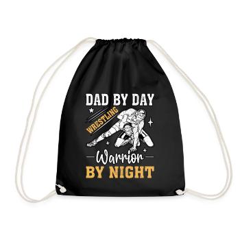 Jour après jour Guerrier de lutte la nuit - Sac de sport léger - noir - Devant