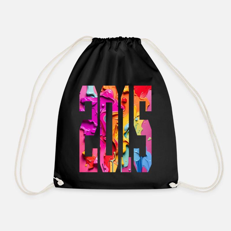 BUNT 11. GEBURTSTAG 2015 - Turnbeutel - Schwarz