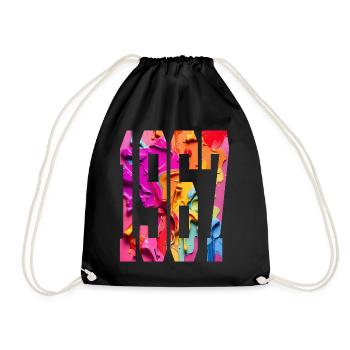 BUNT 59TH BIRTHDAY 1967 - Drawstring Bag - black - Front