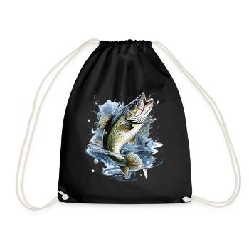 Poisson bar - Sac de sport léger - noir - Devant