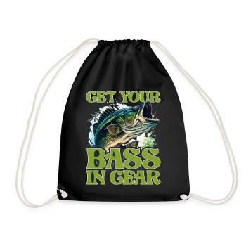 Mettez votre basse en vitesse - Sac de sport léger - noir - Devant