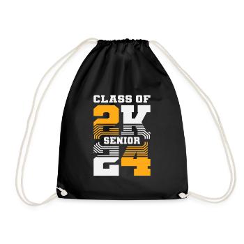 Graduation 2024 - Class Of 2024 Senior - Drawstring Bag - black - Front