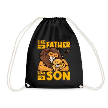 Tel père, tel fils - Sac de sport léger - noir - Devant