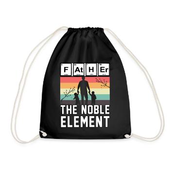 Père le noble élément - Sac de sport léger - noir - Devant