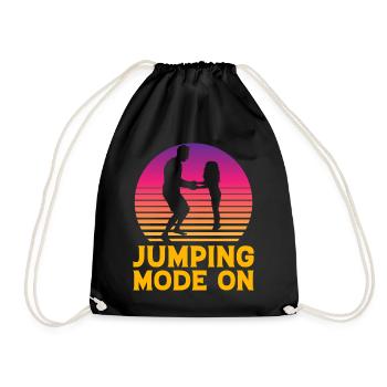 Mode Saut activé - Sac de sport léger - noir - Devant