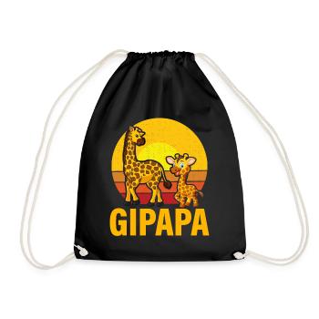 Gipapa - Turnbeutel - Schwarz - Vorne