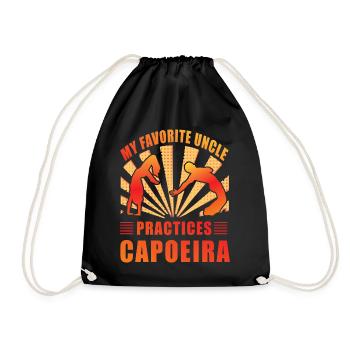 Mon oncle préféré pratique la Capoeira - Sac de sport léger - noir - Devant