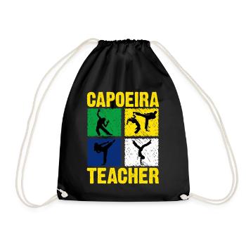 Capoeira-Lehrerin - Turnbeutel - Schwarz - Vorne