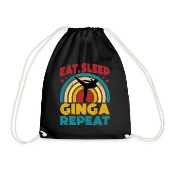 Manger Dormir Ginga Répéter - Sac de sport léger - noir - Devant