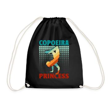 Capoeira Prinzessin - Turnbeutel - Schwarz - Vorne