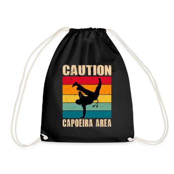 Attention Zone de Capoeira - Sac de sport léger - noir - Devant