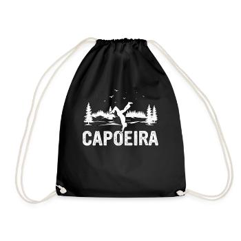 Capoeira - Drawstring Bag - black - Front