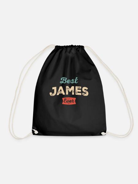 Meilleur James de tous les temps Nom drôle James - Sac de sport léger - noir
