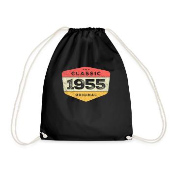 1955 Geschenke zum 69. Geburtstag 69 Jahre alte Männer Frauen - Turnbeutel - Schwarz - Vorne