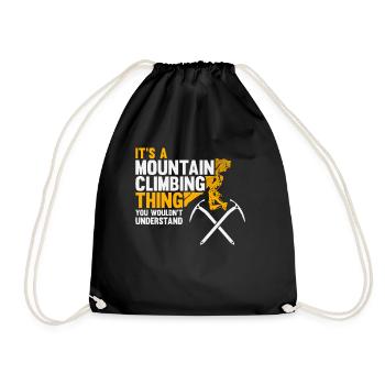 C’est un truc d’alpinisme - Mountain Climber - Sac de sport léger - noir - Devant
