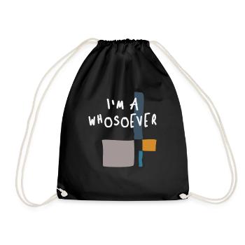 Je suis un n’importe qui - Citation chrétienne audacieuse - Sac de sport léger - noir - Devant