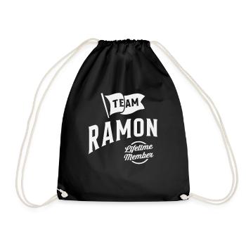 Membre à vie de l’équipe Ramon Nom personnalisé Ramon - Sac de sport léger - noir - Devant