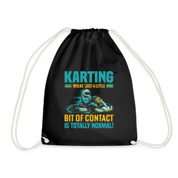 Karting : où « juste un peu de contact » n’est pas - Sac de sport léger - noir - Devant