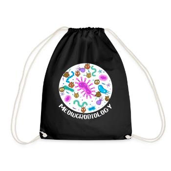 Miaoucrobiologie - Sac de sport léger - noir - Devant