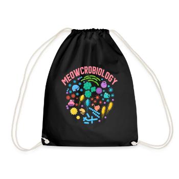 Miaoucrobiologie - Sac de sport léger - noir - Devant