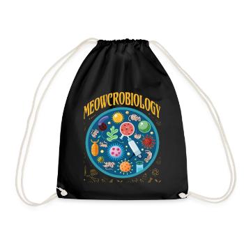 Miaoucrobiologie - Sac de sport léger - noir - Devant