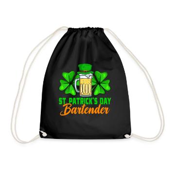 Barman de la Saint-Patrick - Sac de sport léger - noir - Devant
