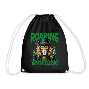 Rugir de chance - Sac de sport léger - noir - Devant