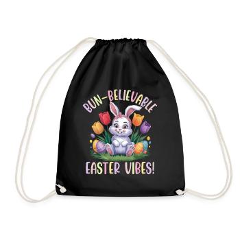 Ambiance de Pâques crédible - Sac de sport léger - noir - Devant