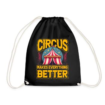 Le cirque rend tout meilleur - Sac de sport léger - noir - Devant