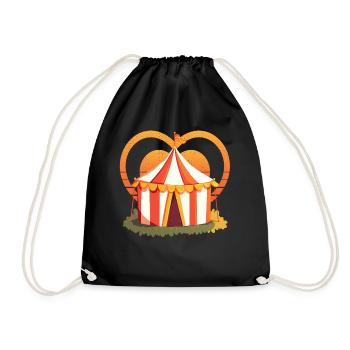 Circus - Drawstring Bag - black - Front