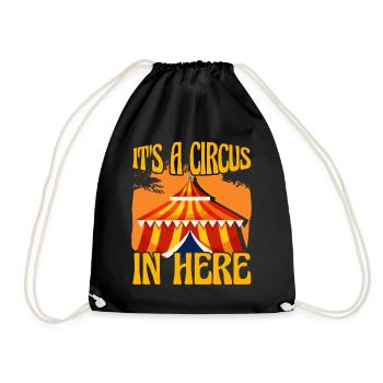 It's a Circus in here - Drawstring Bag - black - Front